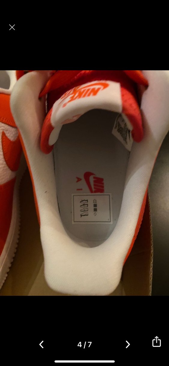 Nike Air Force 1 Turuncu Basketbol Ayakkabısı - Görsel 5