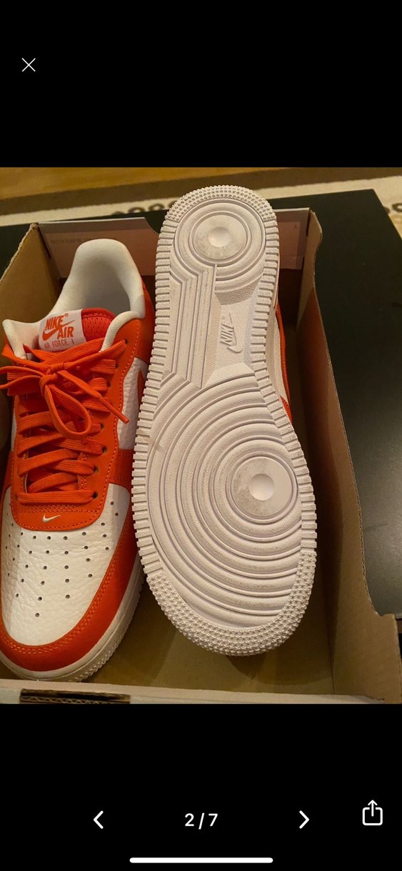 Nike Air Force 1 Turuncu Basketbol Ayakkabısı - Görsel 2