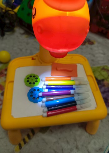 Çok Renkli Eğitici Projeksiyonlu Çizim Masası