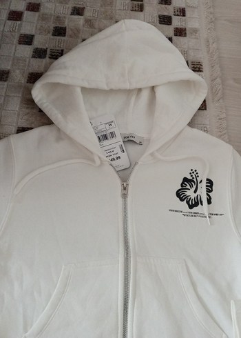 LC Waikiki  Kapüşonlu Fermuarlı Mini Sweatshirt - Görsel 6