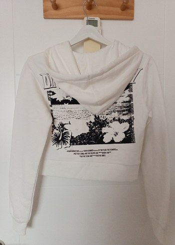 LC Waikiki  Kapüşonlu Fermuarlı Mini Sweatshirt - Görsel 3