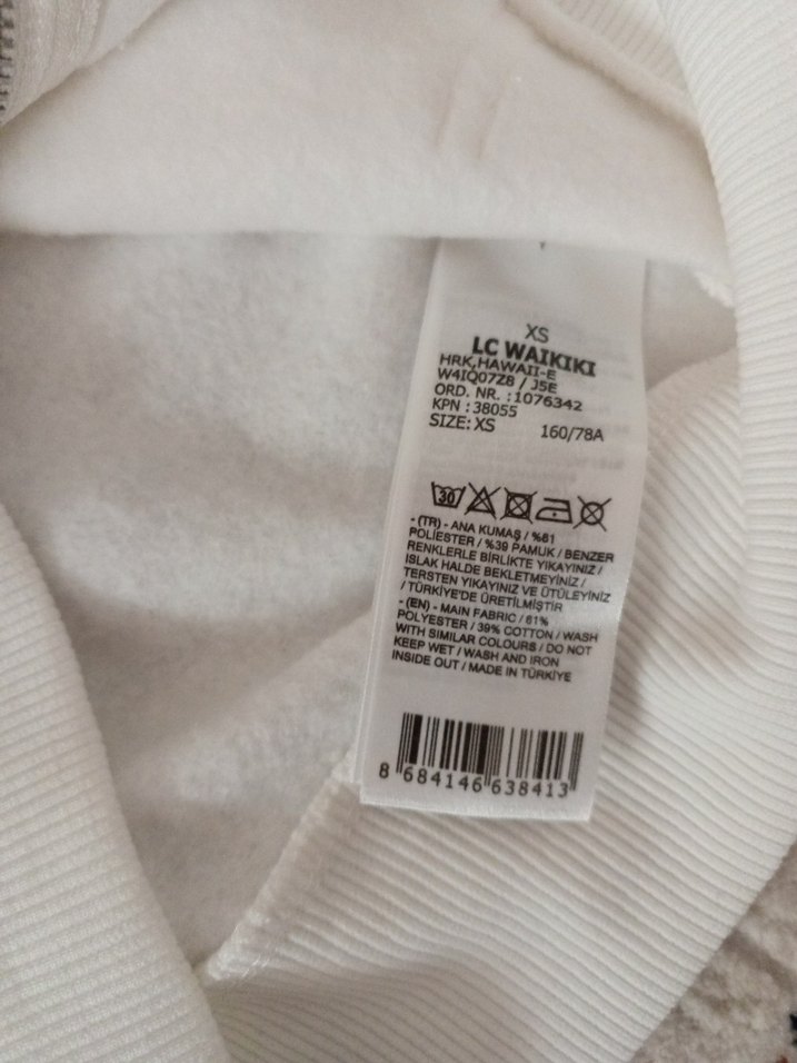 LC Waikiki  Kapüşonlu Fermuarlı Mini Sweatshirt - Görsel 4