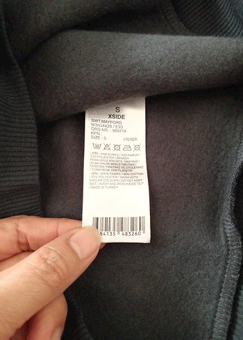 defacto kapşonlu sweatshirt - Görsel 6