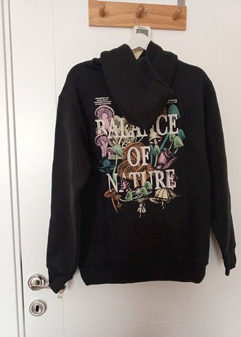 defacto kapşonlu sweatshirt - Görsel 2