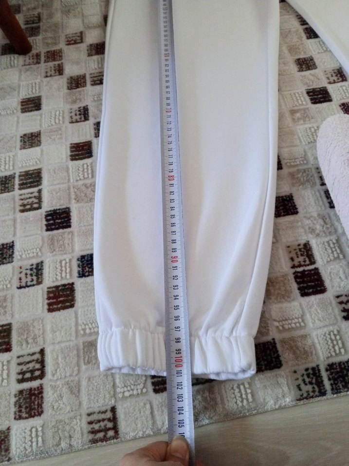 defacto Beyaz Kadın Eşofman Altı - Görsel 5