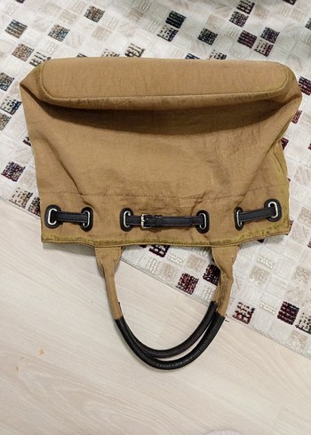 Kahverengi Kemer Detaylı Kadın Çanta - Görsel 7