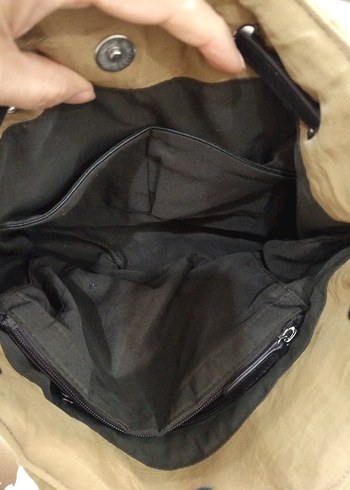 Kahverengi Kemer Detaylı Kadın Çanta - Görsel 5