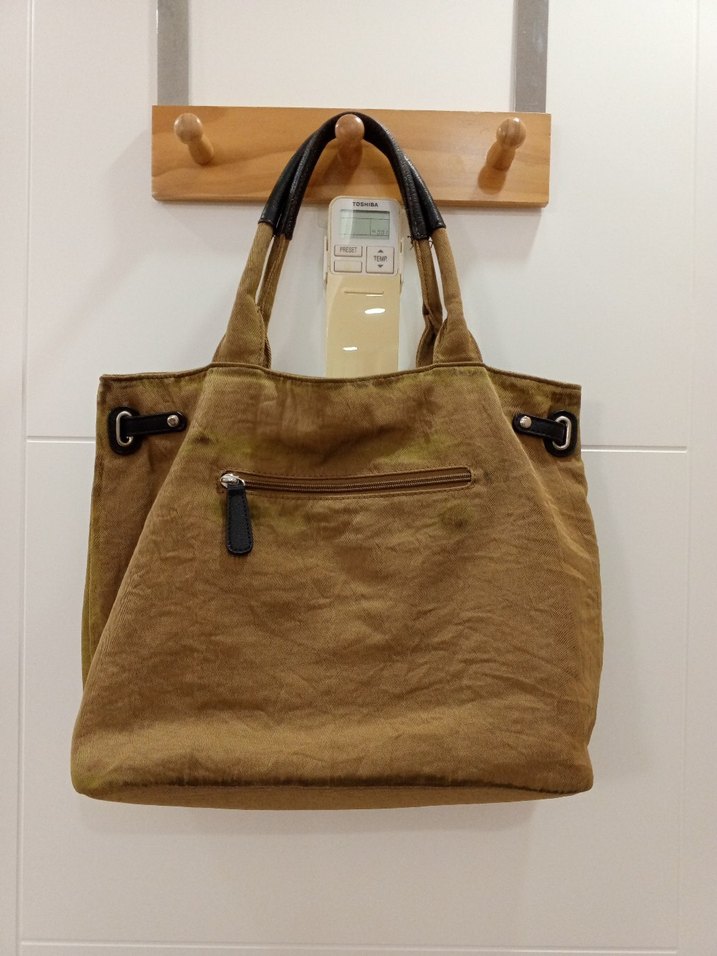 Kahverengi Kemer Detaylı Kadın Çanta - Görsel 2