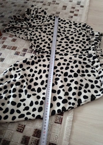 dagi Leopar Desenli polar pijama - Görsel 6