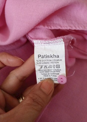 patishka kadın Keten Gömlek - Görsel 8