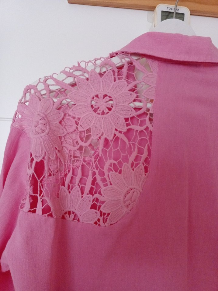 patishka kadın Keten Gömlek - Görsel 4