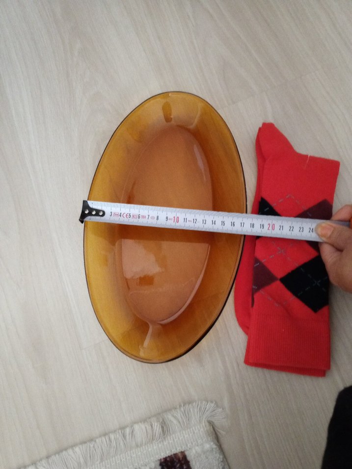 antika salata tabağı çorap hediye - Görsel 4