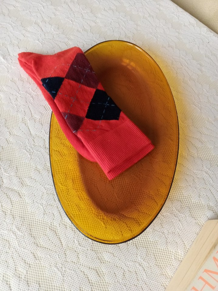 antika salata tabağı çorap hediye - Görsel 2