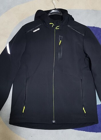 l Beden siyah Renk Erkek Softshell Mont - Sailing 500 Decatlon su geçirmez yağmurlu