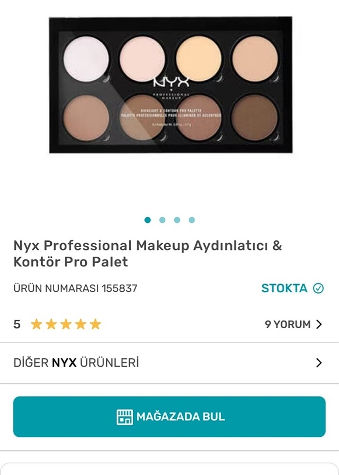 Nyx kontur paleti - Görsel 2