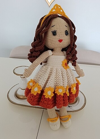 Diğer Amigurumi Prenses Bebek