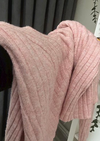 Pembe pinterest Örgü Kadın Kazak - Görsel 2