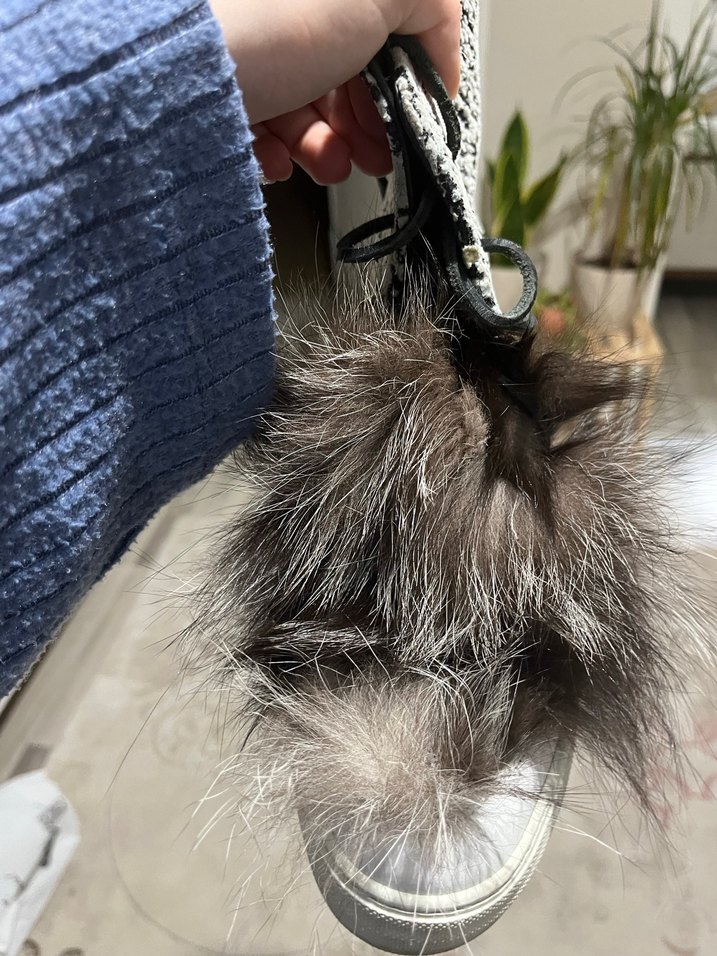 Gri Yılan Desenli Kadın Bot - Görsel 2