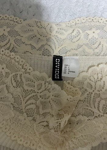 Dantel Detaylı Straplez Bej Bluz - Görsel 2