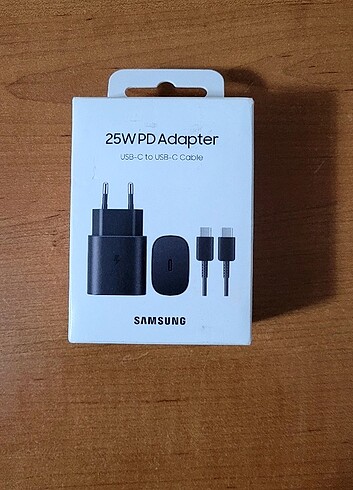 Samsung 25w orjinal kablolu sarz aleti