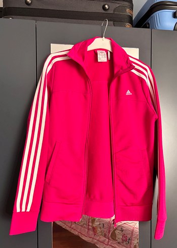 Kadın Pembe Fermuarlı Spor Ceket