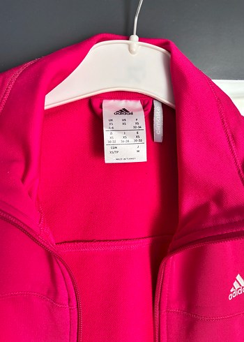 xs Beden Kadın Pembe Fermuarlı Spor Ceket
