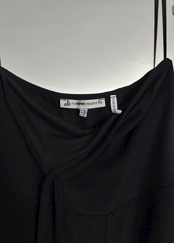 Siyah Straplez Uzun Tulum - Görsel 5