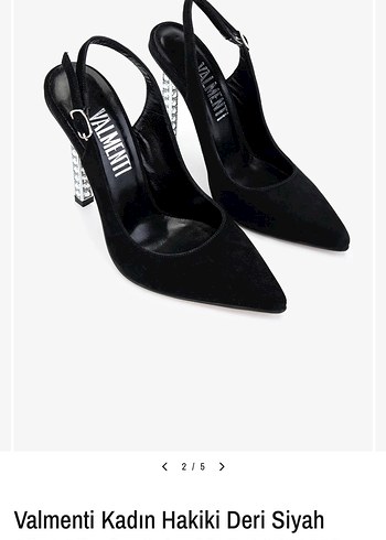 Valmenti Siyah Kadın Stiletto Topuklu Ayakkabı - Görsel 2