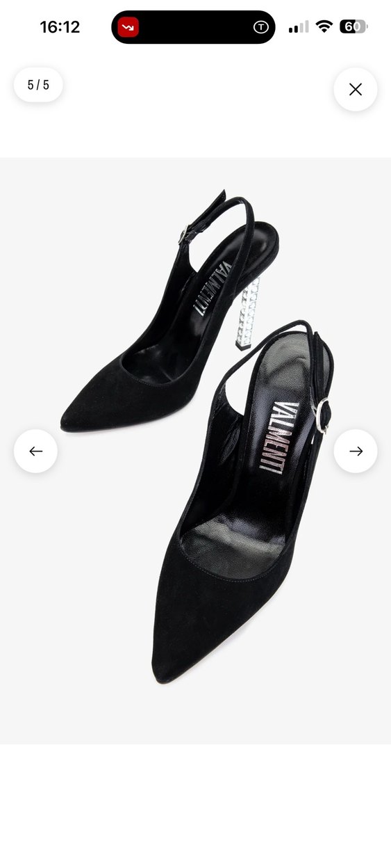 Valmenti Siyah Kadın Stiletto Topuklu Ayakkabı - Görsel 4