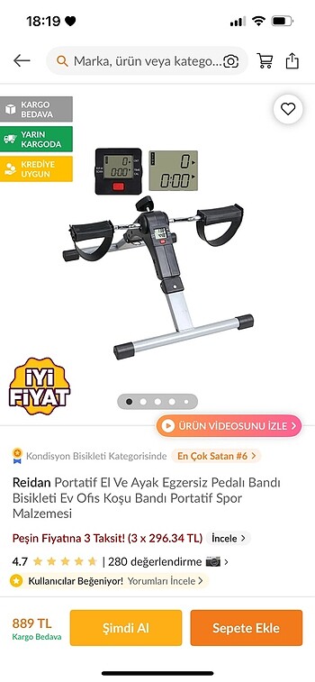 El Ayak Egzersiz Pedalı