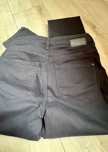 Siyah Regular Fit Denim Pantolon - Görsel 2