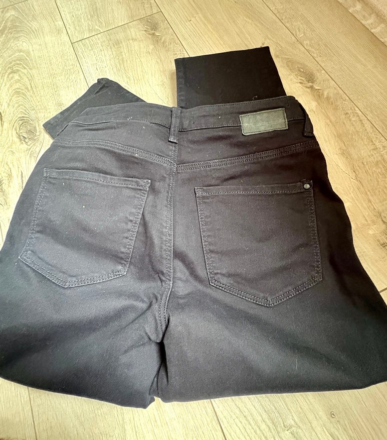 Siyah Regular Fit Denim Pantolon - Görsel 2