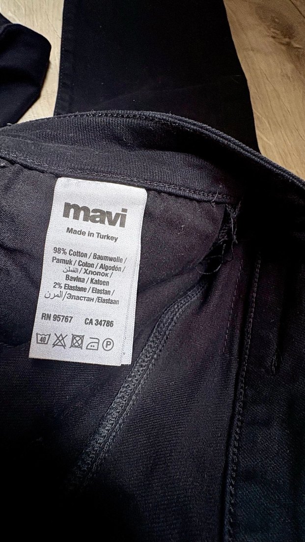 Siyah Regular Fit Denim Pantolon - Görsel 3