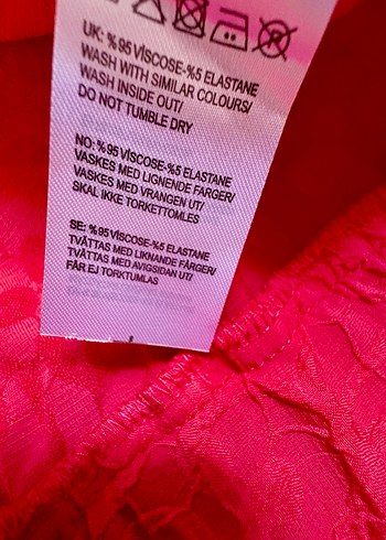 Kırmızı Fermuarlı Salaş Ceket - Görsel 2