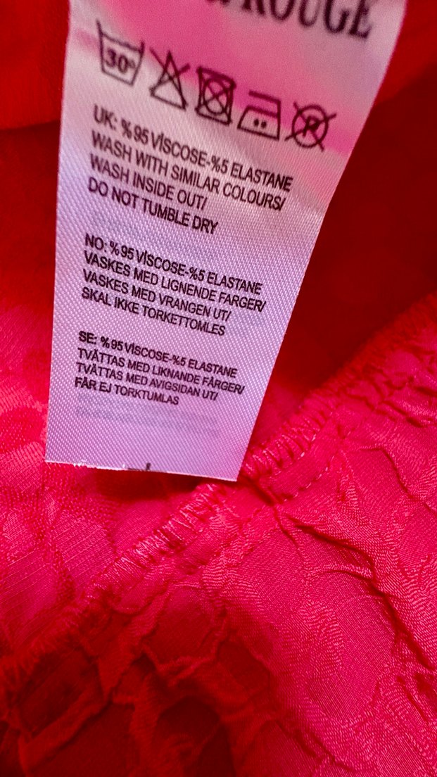 Kırmızı Fermuarlı Salaş Ceket - Görsel 2