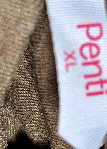 Bej Yüksek Yakalı Kadın Triko - Görsel 5