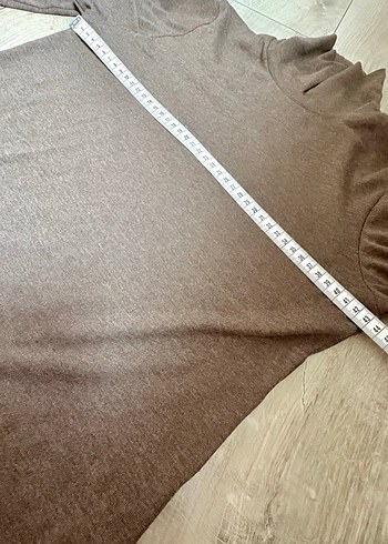 Bej Yüksek Yakalı Kadın Triko - Görsel 2