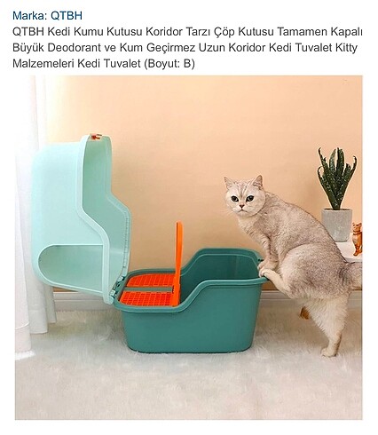  Kedi Tuvaleti Kum Kutusu