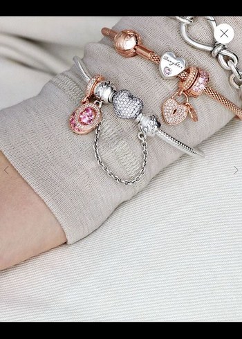 Pandora bileklik orjinaldir 17cm - Görsel 5