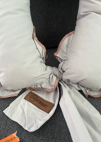 Mordesign Fırfırlı Emzirme ve Hamile Yastığı - Görsel 3