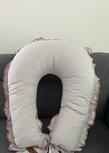 Mordesign Fırfırlı Emzirme ve Hamile Yastığı - Görsel 2