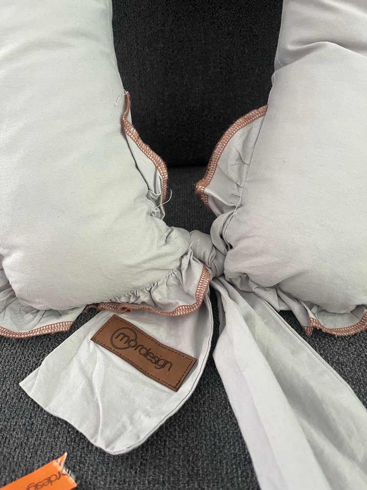 Mordesign Fırfırlı Emzirme ve Hamile Yastığı - Görsel 3