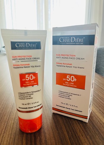 ChauDière SPF 50+ Yaşlanma Karşıtı Yüz Kremi - Görsel 5