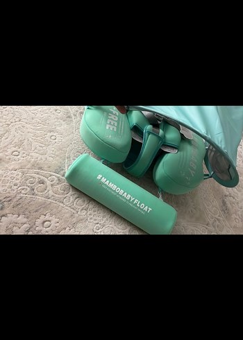 Turkuaz Çocuk Şişme Güneşlikli Deniz Simidi - Görsel 12