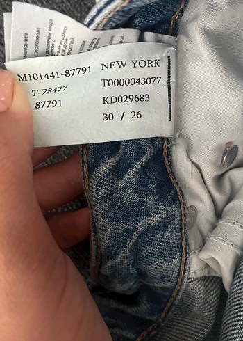 Mavi puslu jeans new york model - Görsel 3