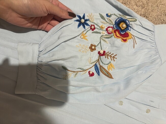 Diğer Çiçek desenli gömlek