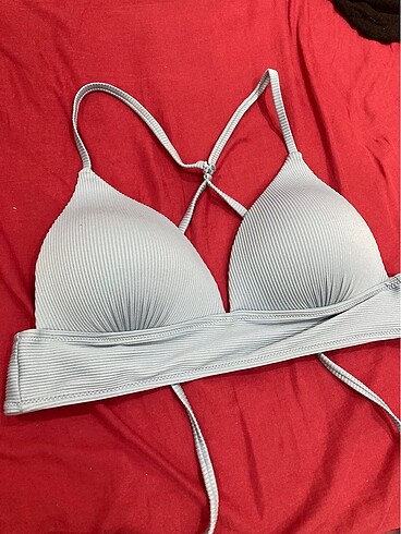40 Beden mavi Renk Trendyolmilla 40 beden mavi bikini üstü