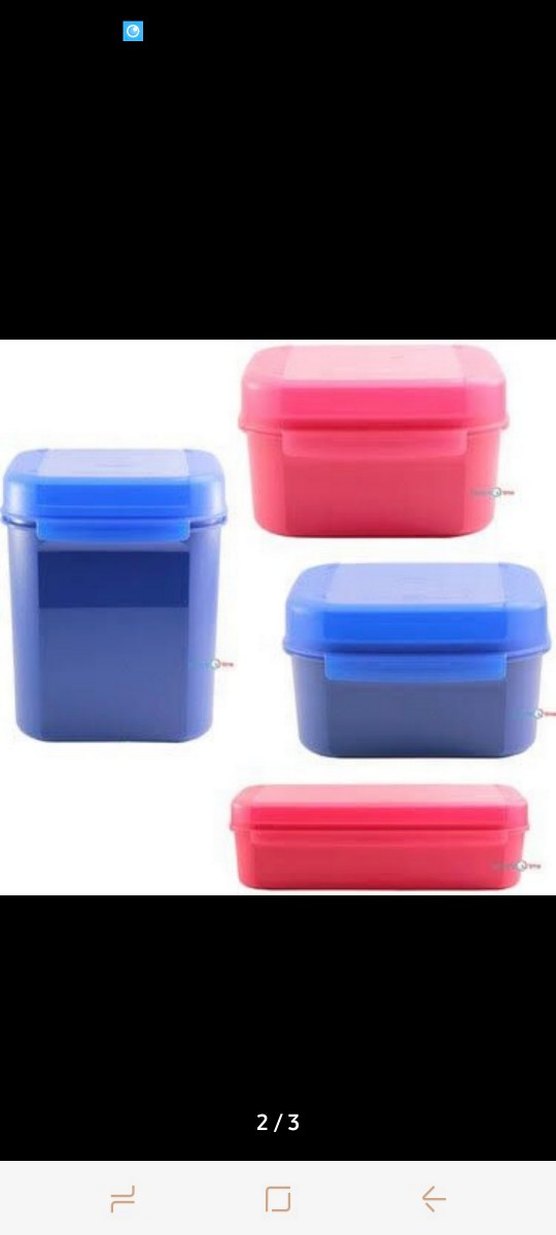 Tupperware Özel Kare Mini Set 4 lü - Görsel 2