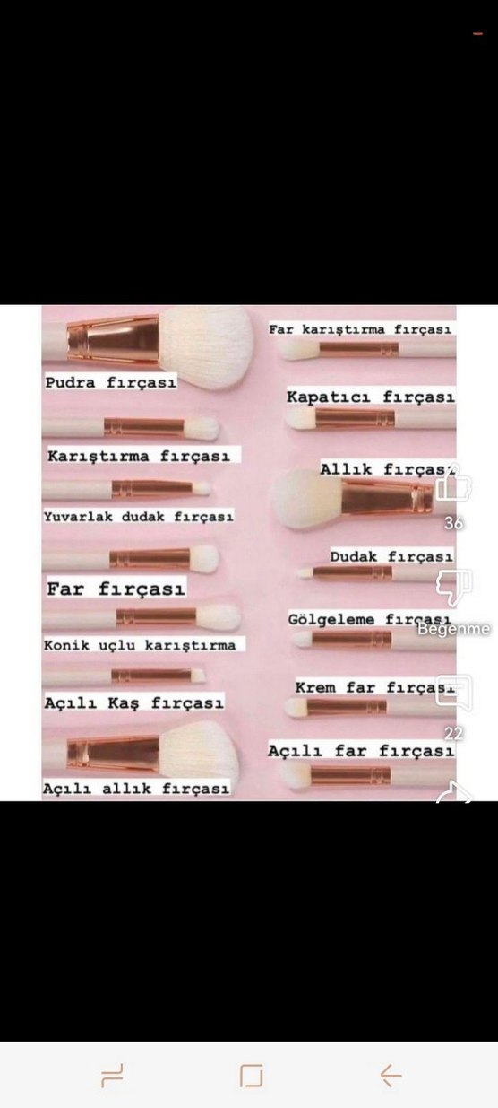 Farmasi Profesyonel Makyaj Fırçası Seti - Görsel 4