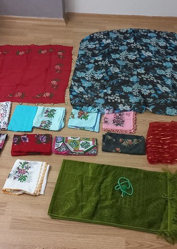 Pastel Mavi Bohem Masa Örtüsü - Görsel 5